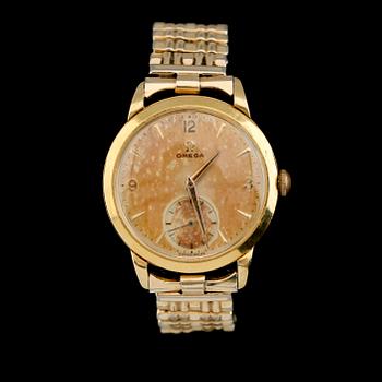 ARMBANDSUR, 18 k guld, Omega, 1950-tal.
