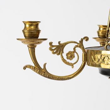 A Empire chandelier, first half of the 19th century.