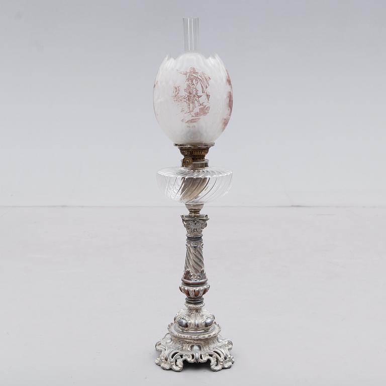 BORDSFOTOGENLAMPA, rokokostil, sent 1800-tal.