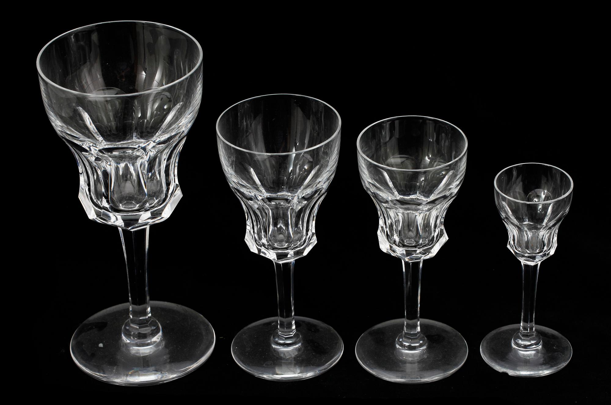 GLASSERVIS, 38 delar, Kosta, "Nya alma".