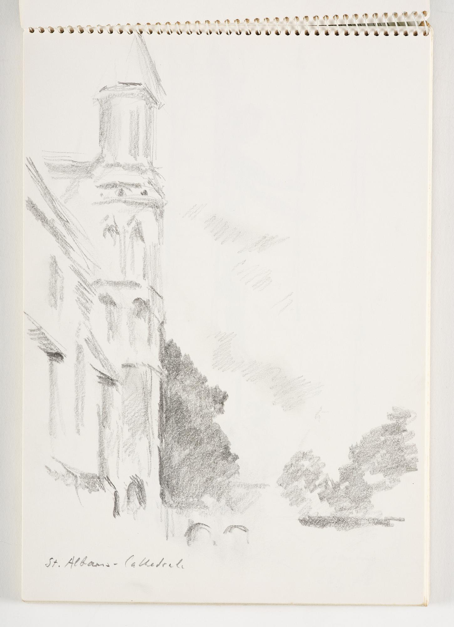 Lotte Laserstein, 3 skissblock med teckningar.