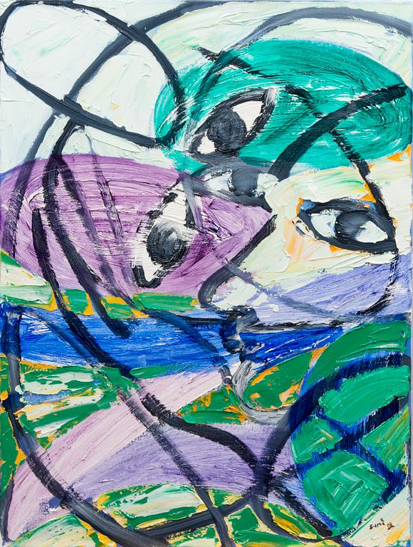 SAMI RINNE, olja på duk, signerad och daterad -08.