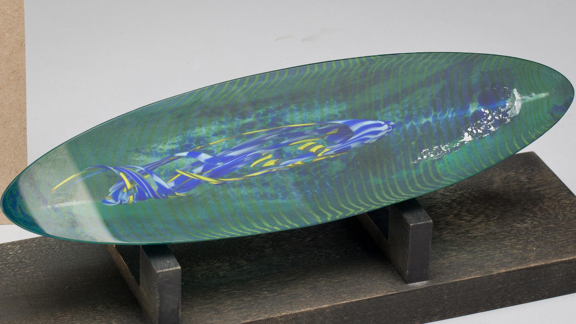 SKULPTUR, glas. Bertil Vallien Kosta Boda.