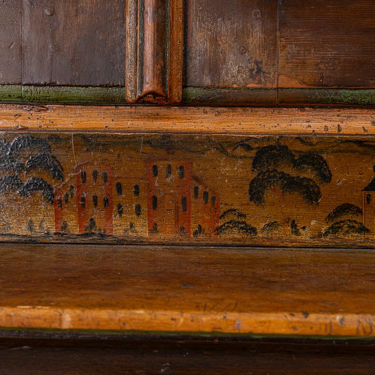 A cabinet, Dalarna, dated 1779.