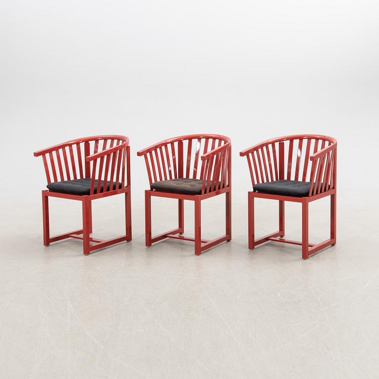 Åke Axelsson, karmstolar, 3 st, "Waxholmaren", Gärsnäs.