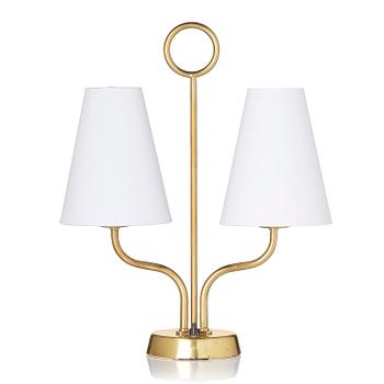 311. Hans Bergström, bordslampa, modell "20", ateljé Lyktan, Åhus, 1940-50-tal.