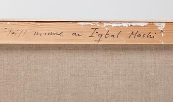 FRULS TILPO, triptych, oil on canvas, signed and dated 1995 on stretcher.