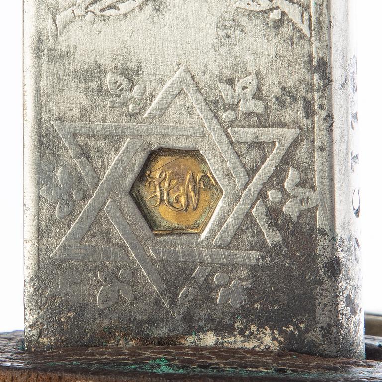 Sabel, brittisk, 1900-talets början, med balja.