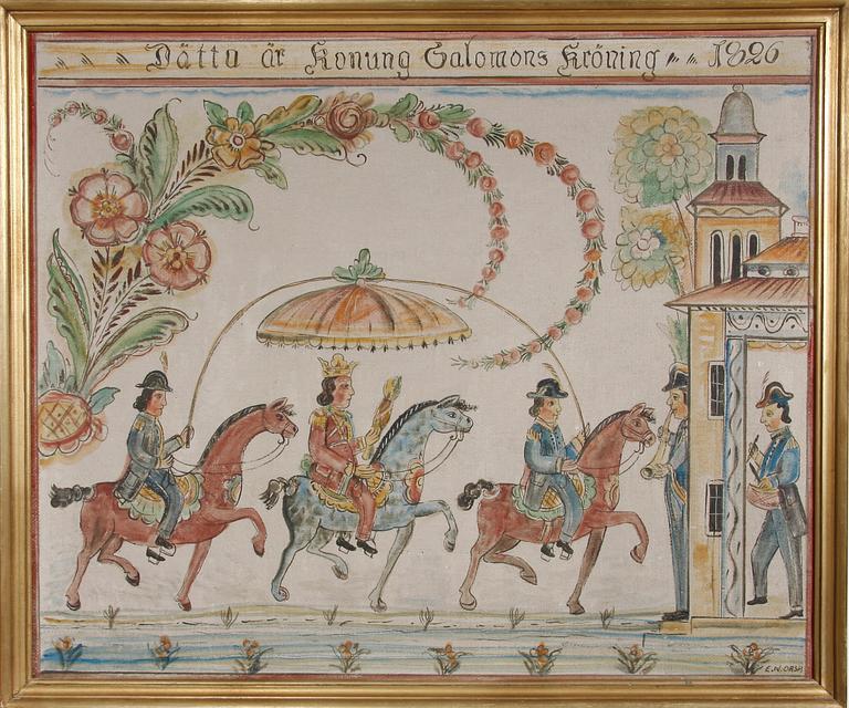 BONADSMÅLNING. Allmoge, 1800/1900-tal.