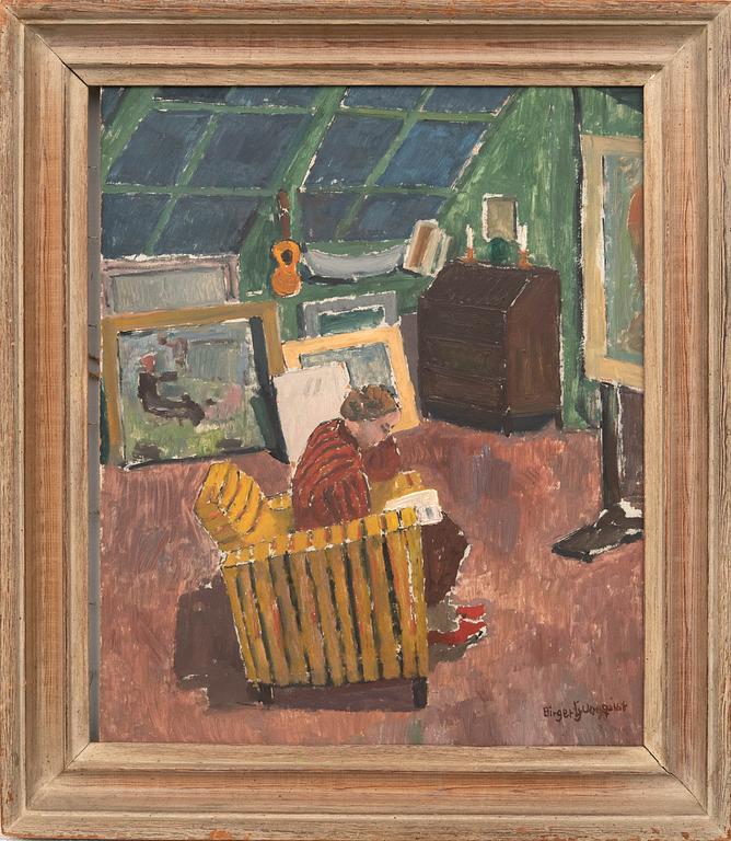 Birger Ljungquist, Kvinna i ateljén.