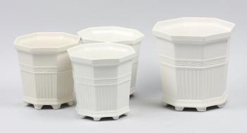 YTTERFODER, 4 st. Porslin, Gustavsberg, design Prins Eugen. 