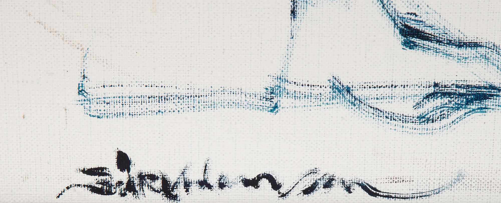 Bo Åke Adamsson, oil on canvas, signed.