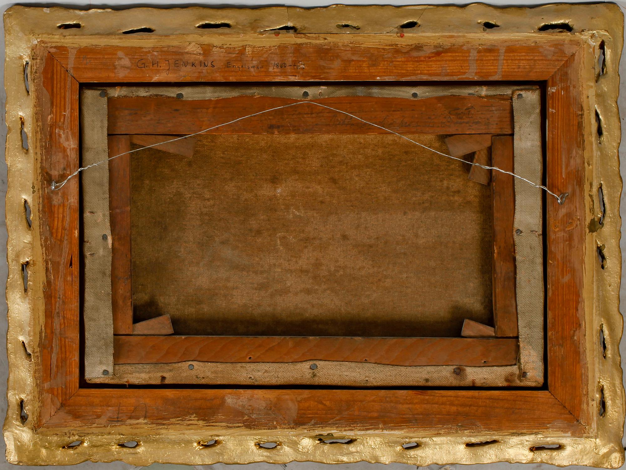 GEORGE HENRY JENKINS, olja på duk, signerad.