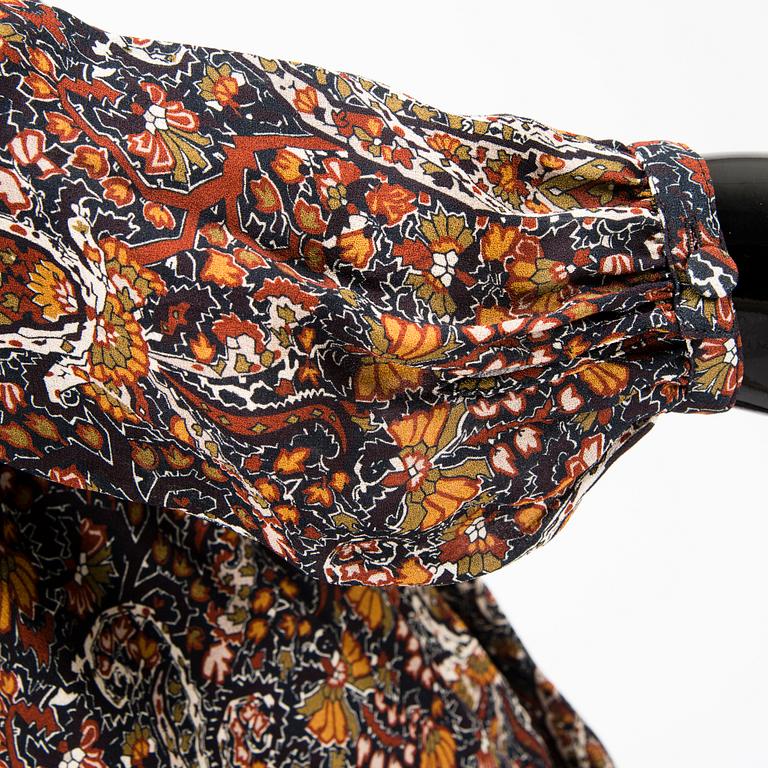 YVES SAINT LAURENT Floral Midi Dress in size 40(FR).