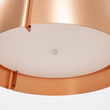 Jonas Lindvall, a model 'W 124 Large' copper ceiling light, Wästberg.