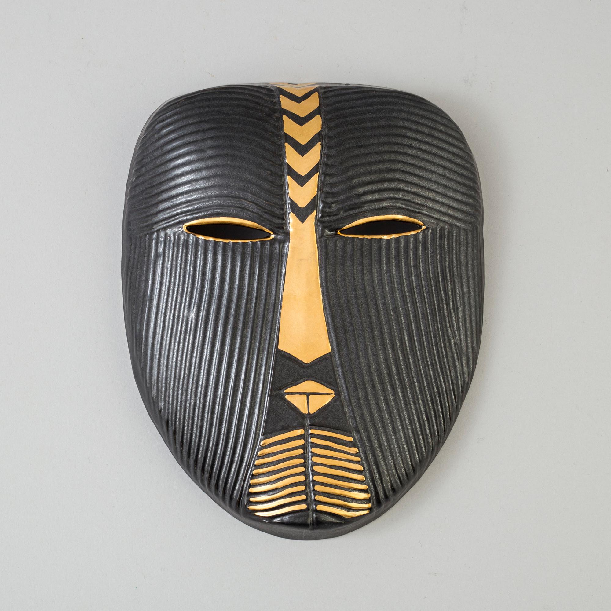 LISA LARSON, mask, keramik, 1900-talets andra hälft.