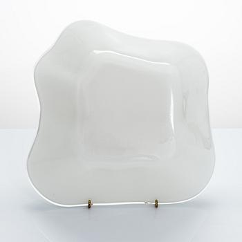 Alvar Aalto, One part of 1950's Aalto flower' glass sculpture signed Alvar Aalto Iittala.