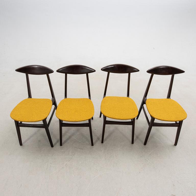 Chairs, 4 pcs, mid-20th century.