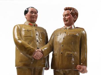 SKULPTUR, porslin, Kina, 1900-tal.