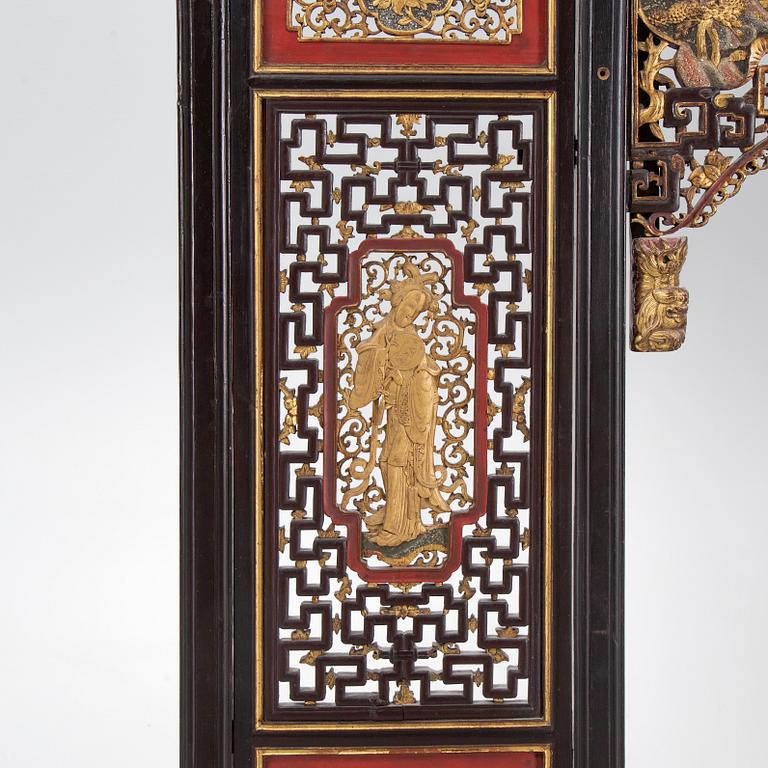 Headboard, China, 19th/20th century.