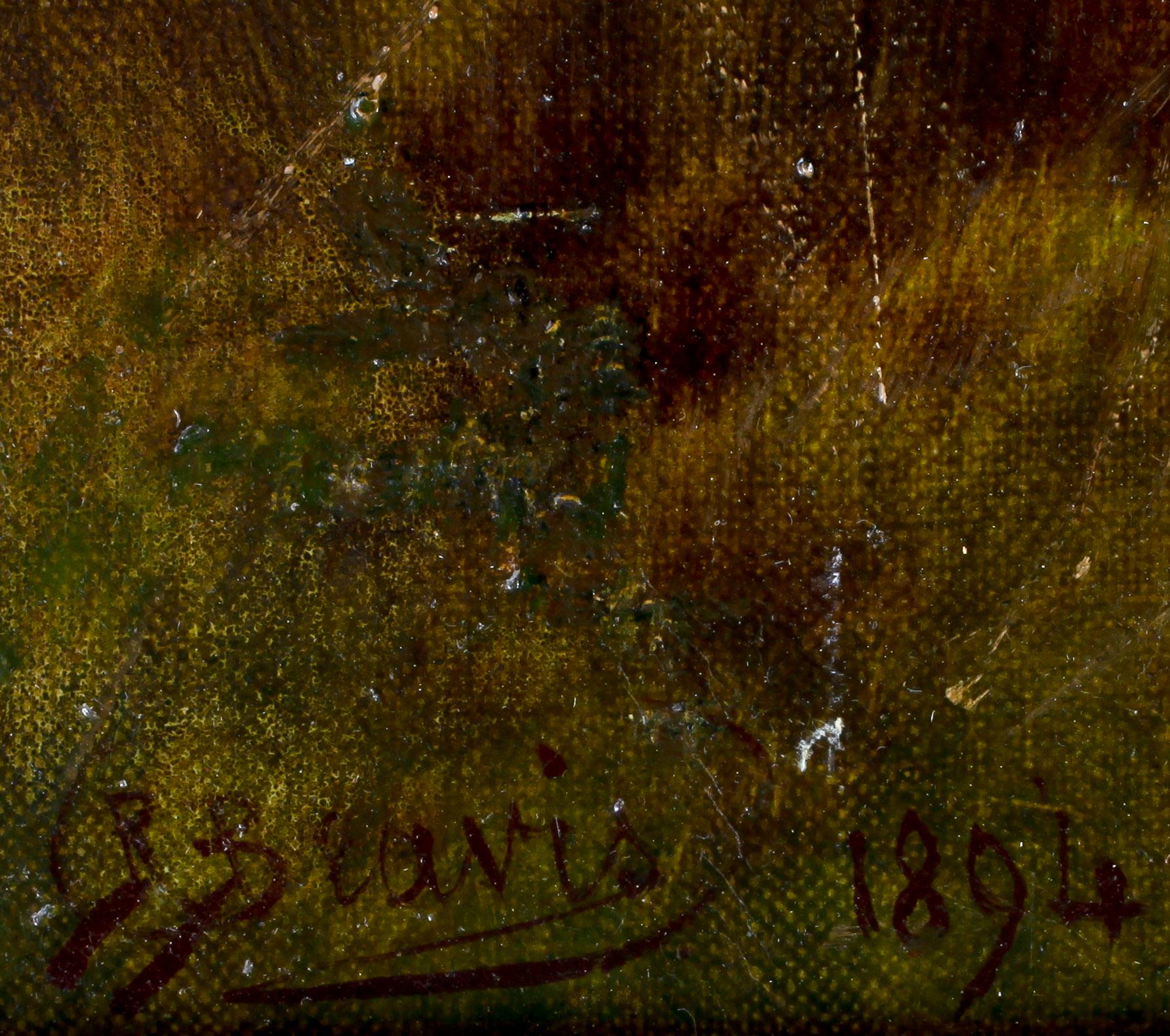 RICHARD BEAVIS, olja på duk, signerad och daterad 1894.