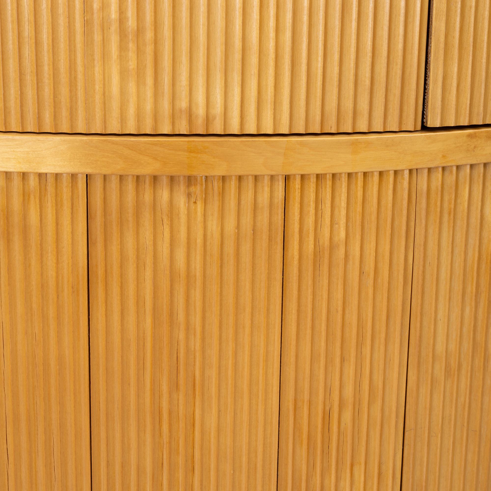 Corner cabinet, circa the mid-20th century.