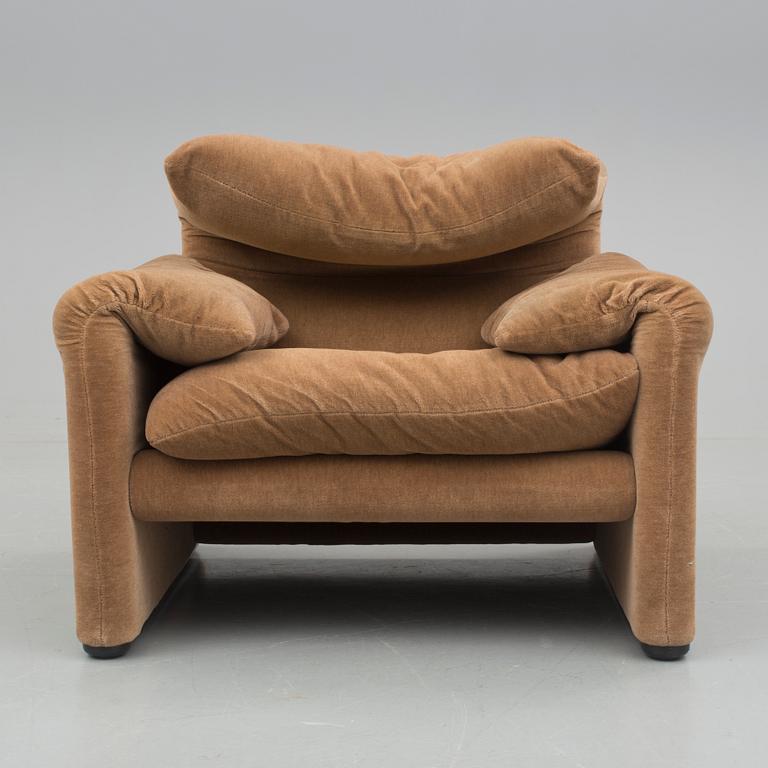 FÅTÖLJ, "Maralunga", Vico Magistretti för Cassina, formgiven 1973.