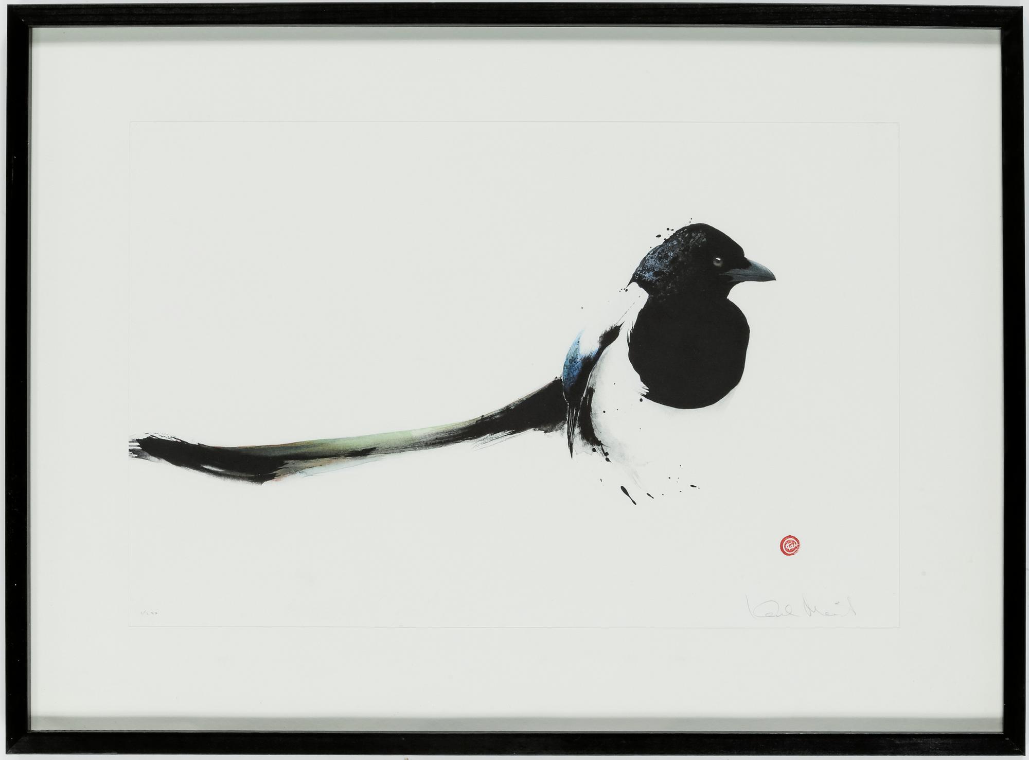 KARL MÅRTENS, färglitografi, signerad och 1/290.