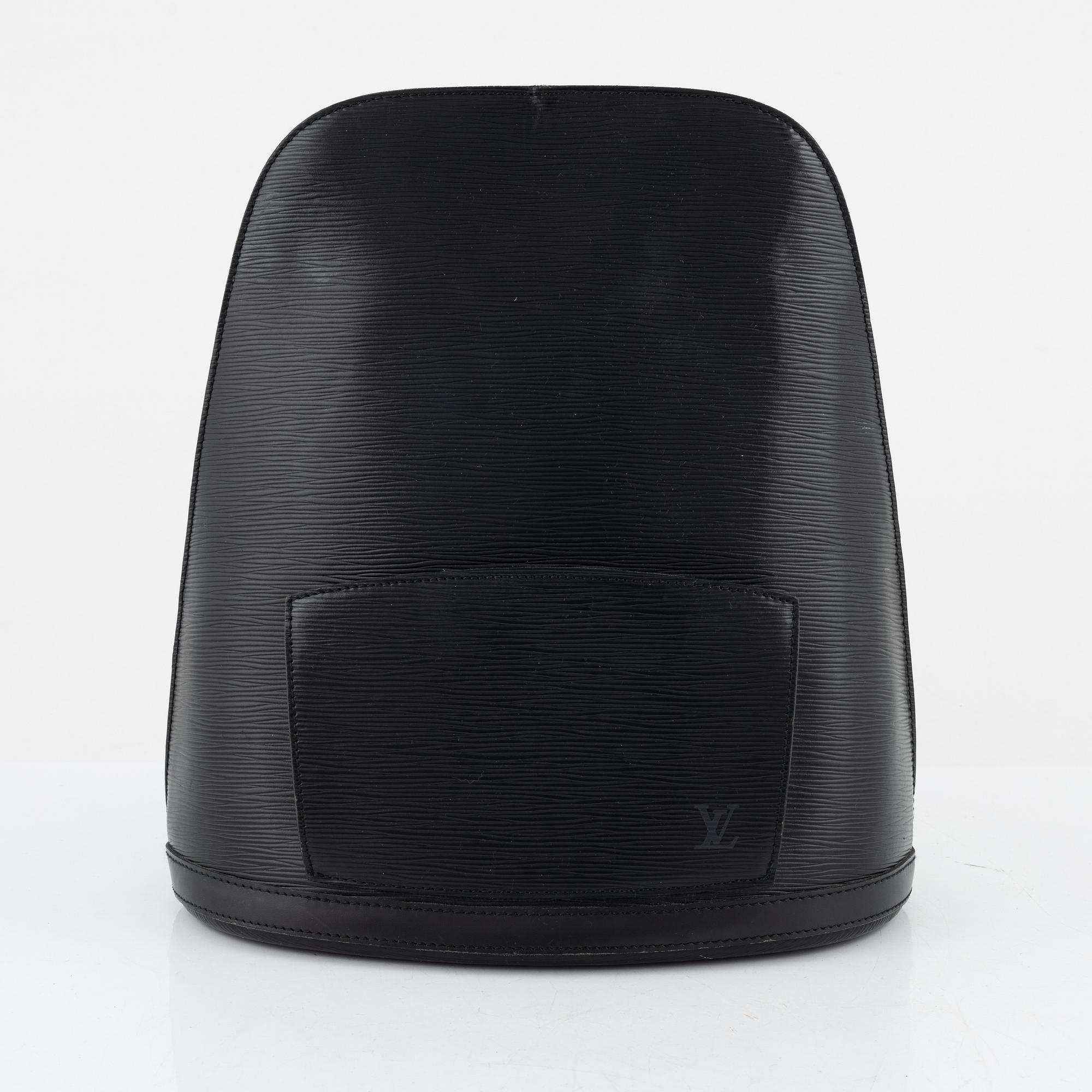 Louis Vuitton, A black Epi 'Goblin' backpack, 1995.