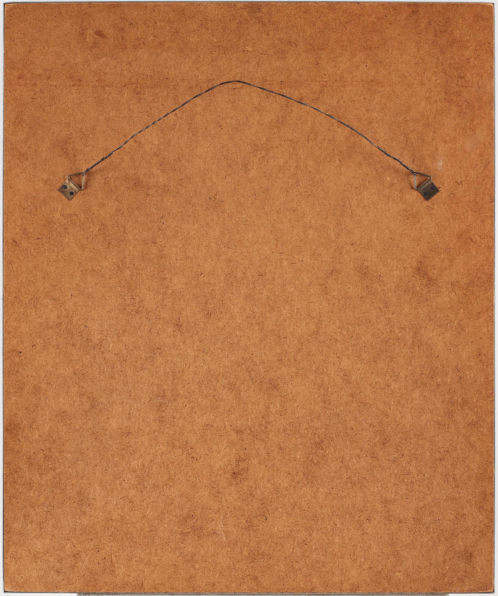Einar Jolin, blyertsteckning, porträtt av Estrid Ericson, signerad 1932, ram av tenn, Firma Svenskt Tenn, proveniens Estrid Ericson.