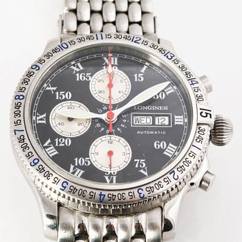LONGINES, wrist watch, Charles Lindbergh, Limited Edition, chronograph, 42mm.