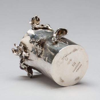 BÄGARE, sterlingsilver, Owe Johansson, Stockholm 1968. Vikt c:a 135 g.