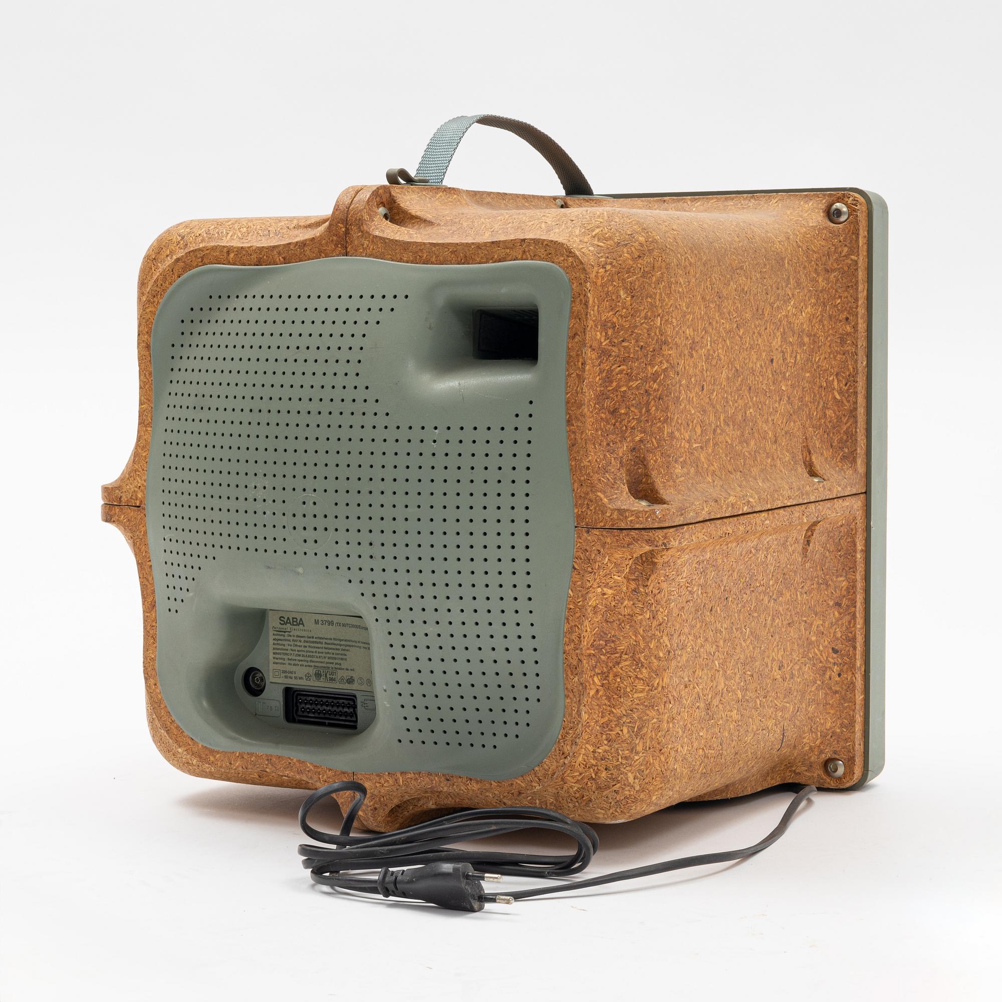 Philippe Starck, Portable TV, "Jim Nature" M 3799, SABA, 1994.
