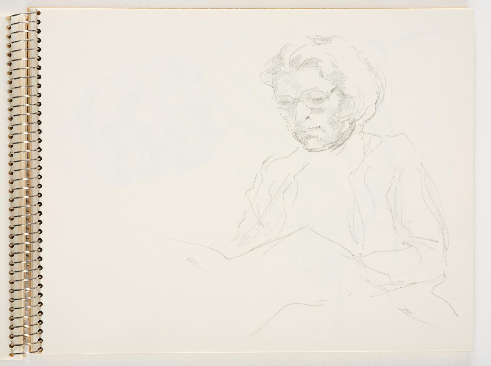 Lotte Laserstein, Sketchbook with approximately 42 drawings, of which 1 is signed.