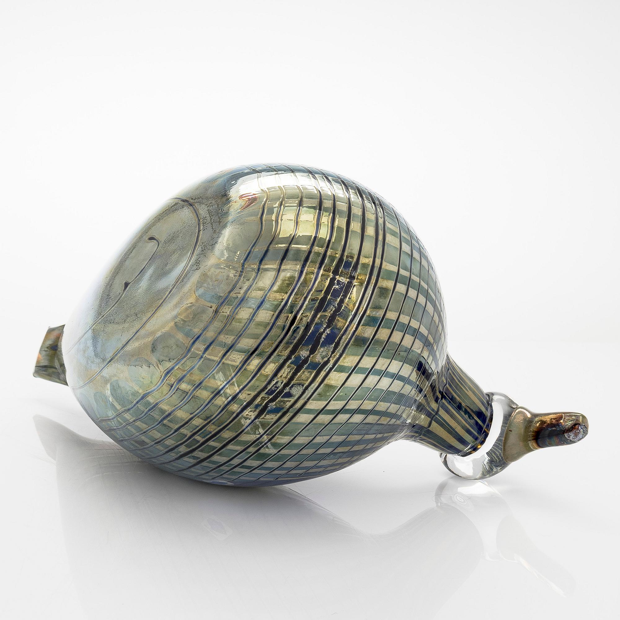 Oiva Toikka, glassfågel, signerad Oiva Toikka Nuutajärvi Notsjö 427/1000.