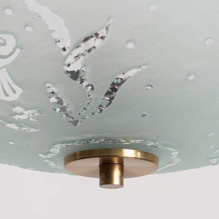 Ceiling lamp, Swedish Modern, 1940s.