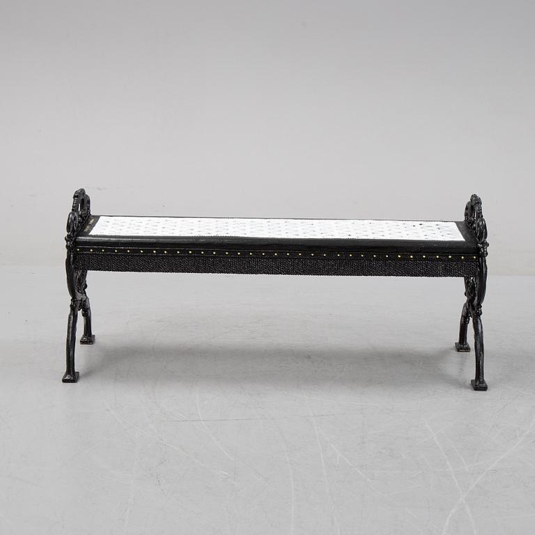 Bänk, J.&C.G Bolinders Mekaniska Verkstad, 1870-tal.