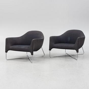 Carlo Colombo, a pair of 'Bali' armchairs, Poliform.