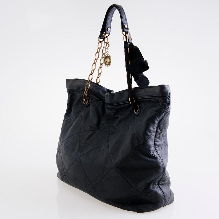 LANVIN Happy Leather Tote Bag.