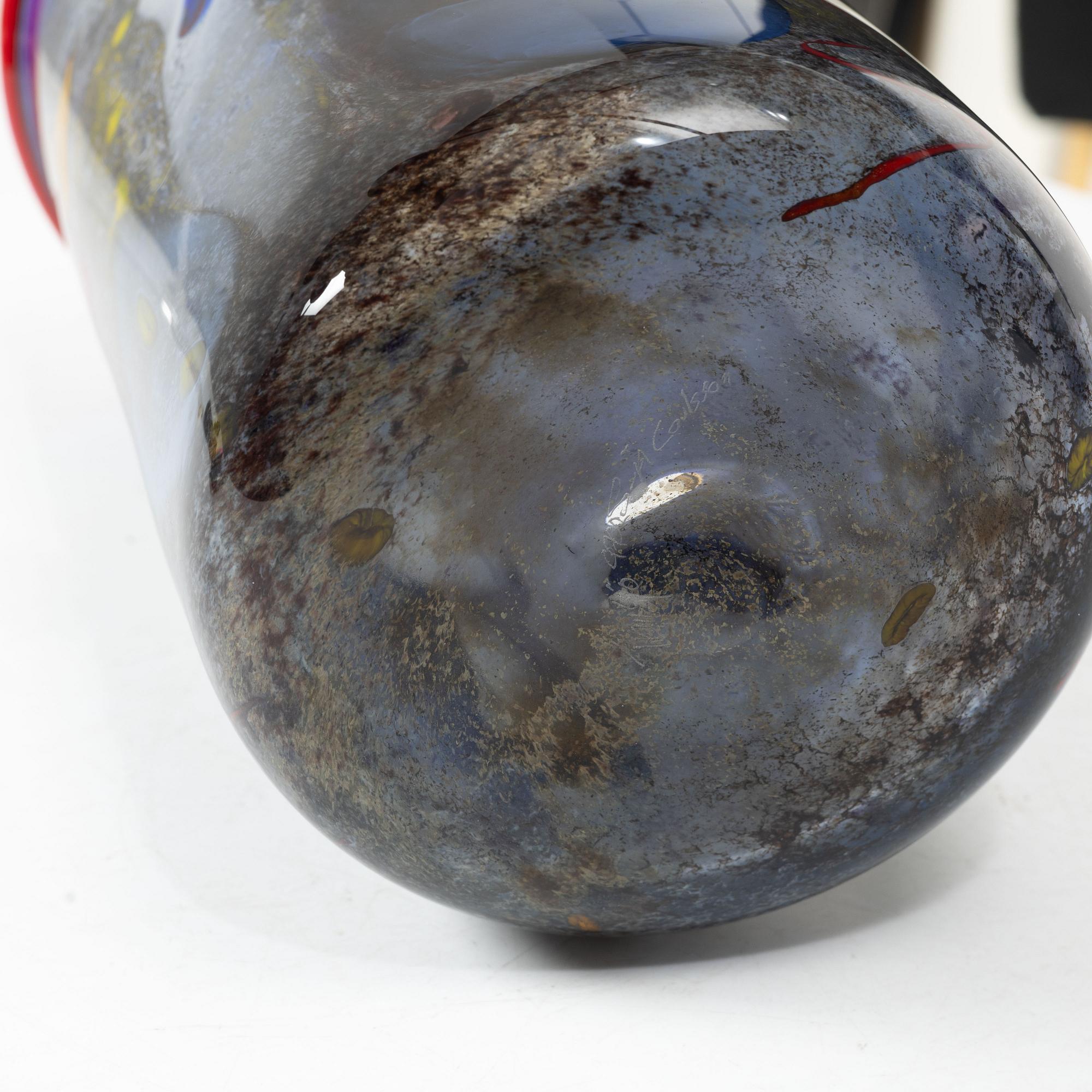 Sven-Åke Carlsson, Vas, glas, Transjö, signerad.