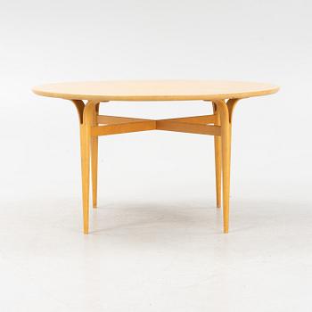 Bruno Mathsson & Piet Hein, a 'Supercirkel' coffee table, Firma Karl Mathsson, mid/second half of the 20th century.