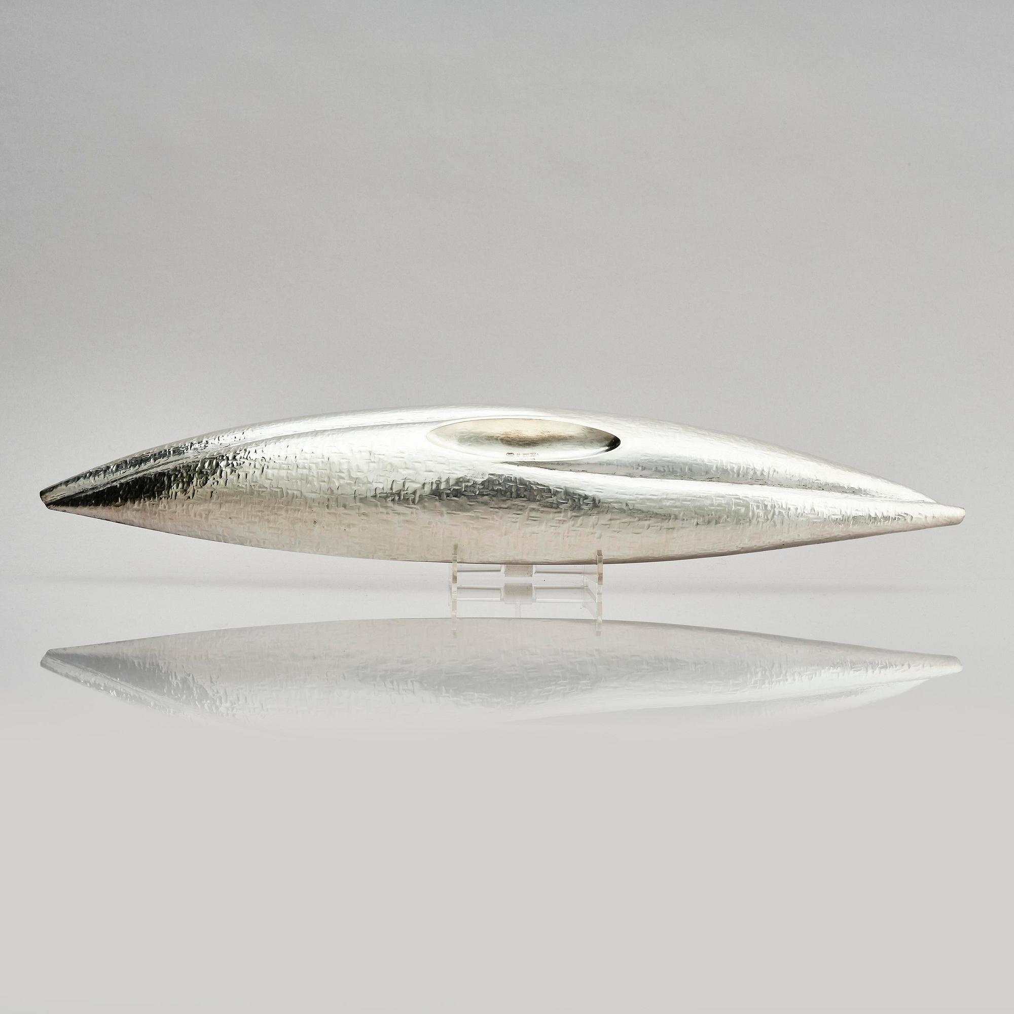 Tapio Wirkkala, a silver bowl, model TW9, marked TW, Kultakeskus, Hämeenlinna 1978.