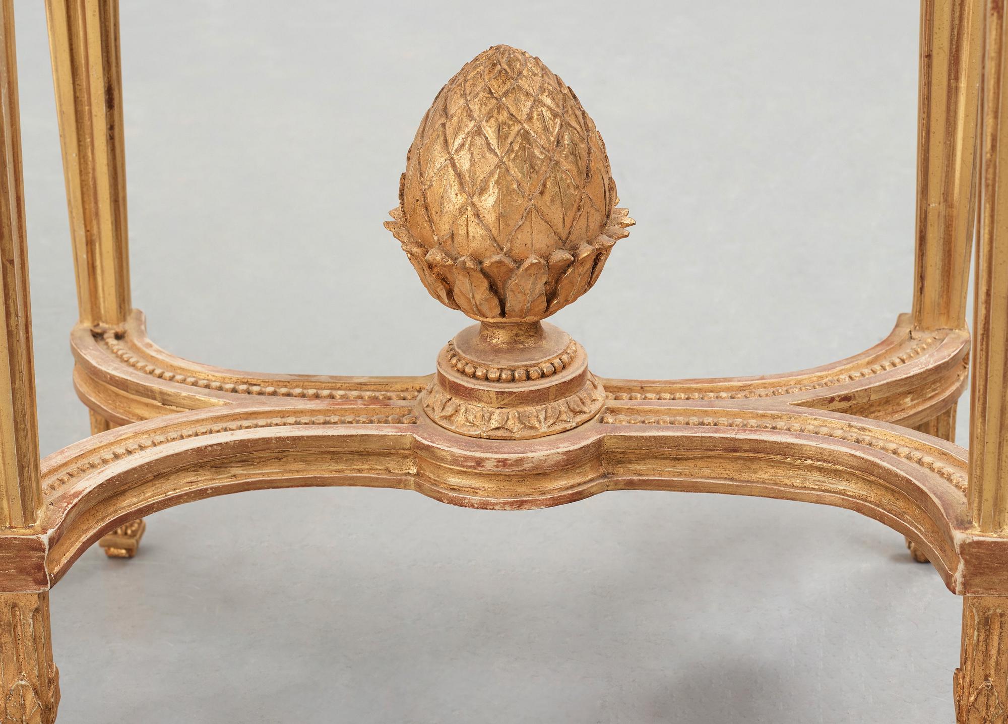 KONSOLBORD, Stockholmsarbete 1700-talets slut, Gustavianskt.
