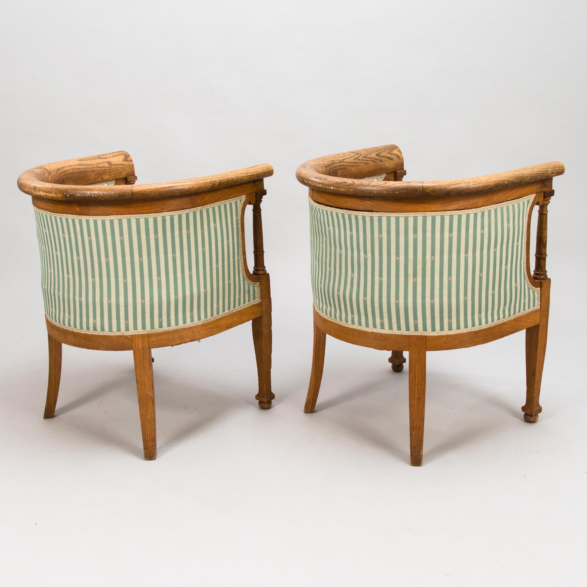 A 1920's 5-piece sofa suite.