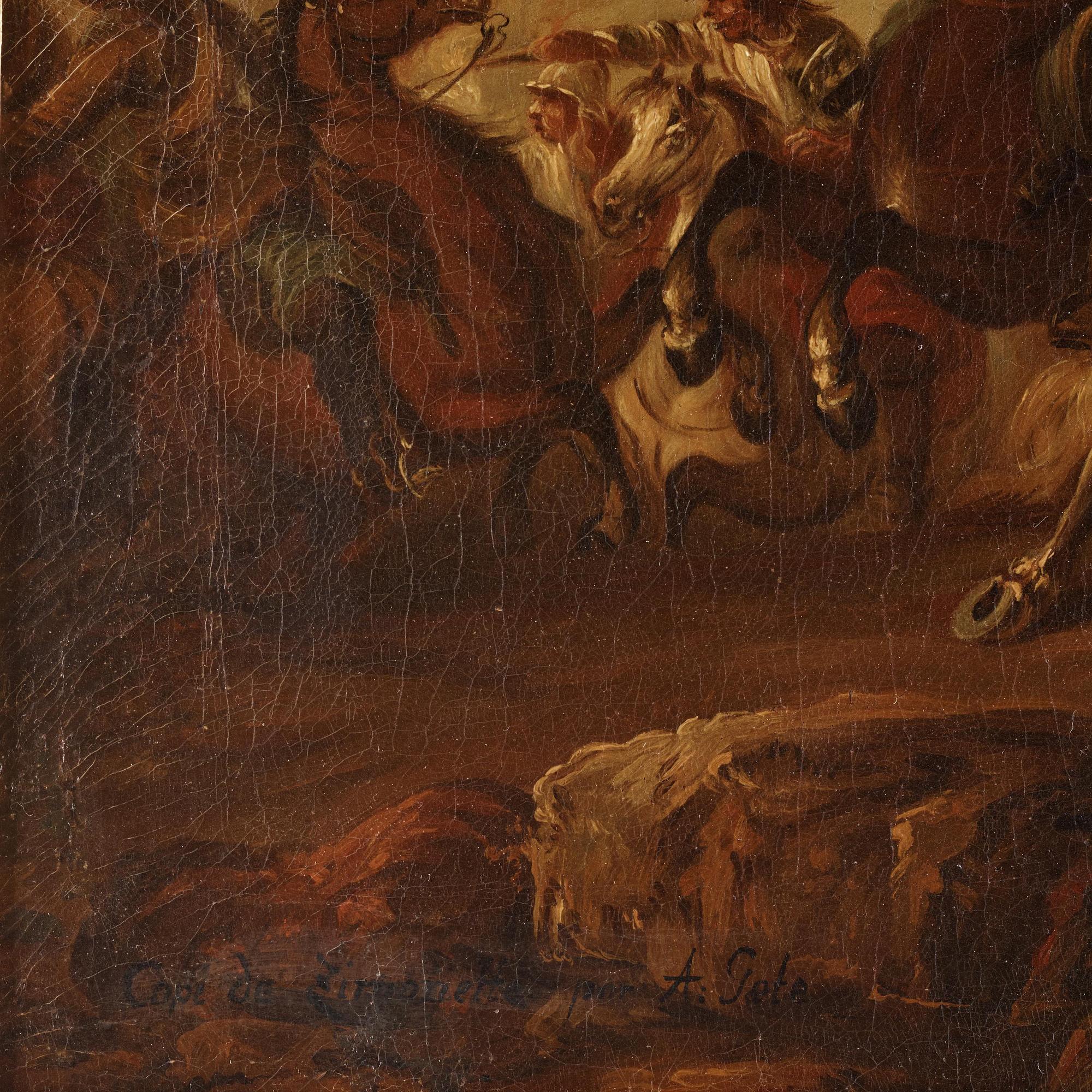 Cavalry battles, a pair.