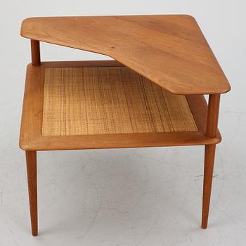 Peter Hvidt & Orla Mølgaard Nielsen, two 'Minerva' sofas and a coffee table, France & Son, Denmark, 1960's.