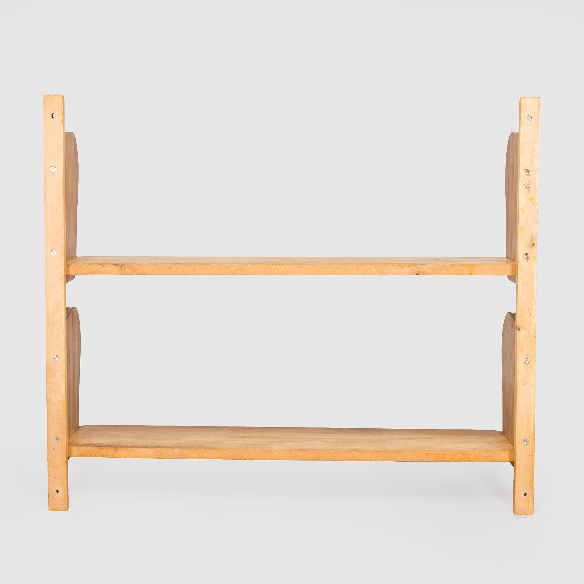 A mid-20th century 'Poika' wall shelf by HMN Huonekaluliike Mikko Nupponen.