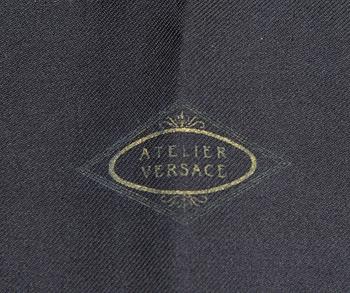 A Versace silk scarf.