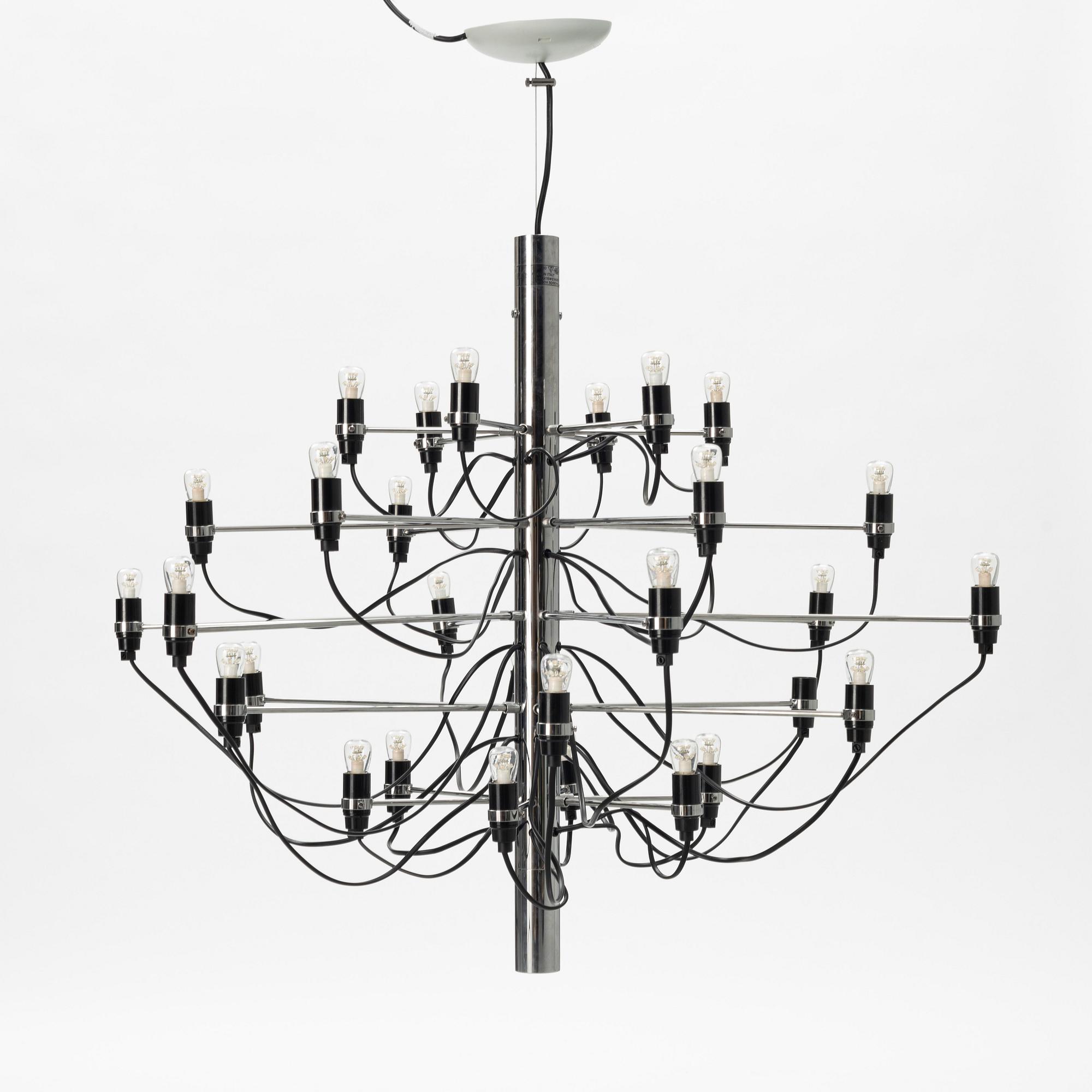 Gino Sarfatti, takkrona, modell 2097/30, Flos, Italien.