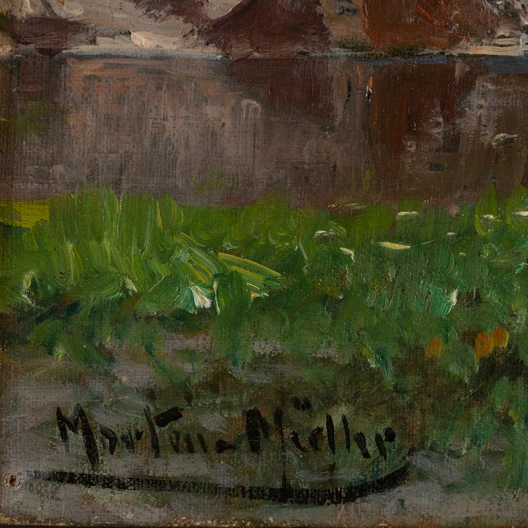 Morten Müller, oil on canvas, signed Morten Müller.